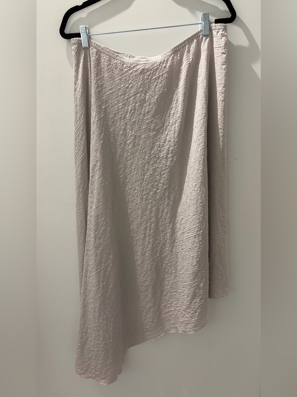 Linda Lundstrom Asymmetrical Midi Maxi Skirt | Stretch Crinkle Skirt | Size 16 - Picture 5 of 5